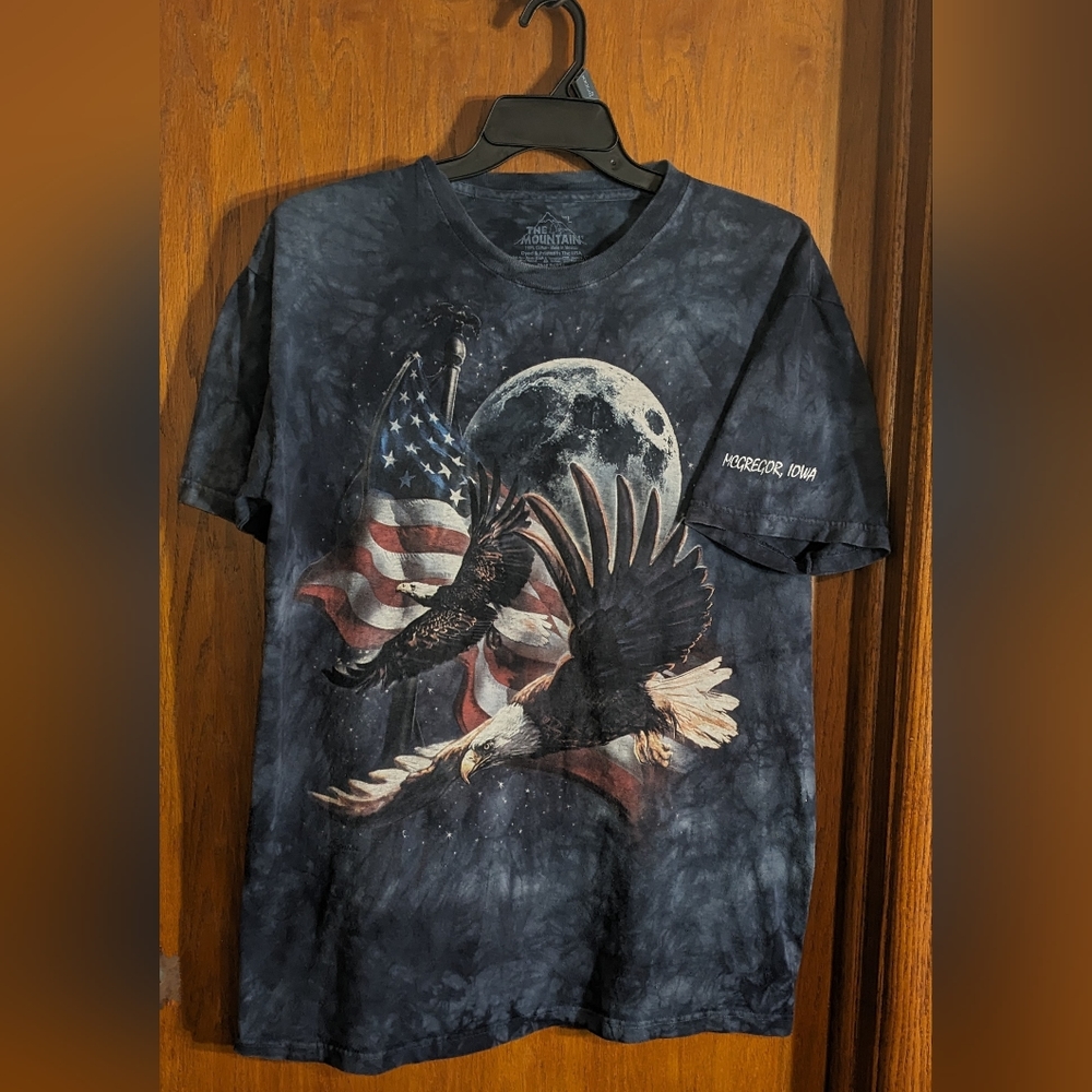 Men's L Mountain Bald Eagle America